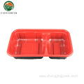 Disposable Plastic Microwavable Bento Lunch Tray